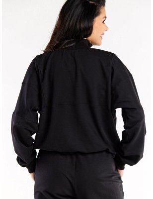 High Collar Zipper Sweatshirt Comfort Durable Stylish