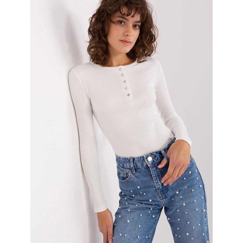 proStriped Button-Up Blouse, Long Sleeves, Elegant Workwear_Women`s Blouses, Tunics