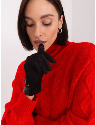 Elegant Women's Touchscreen Gloves Floral Embroidery