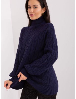 Variegated Plaid Turtleneck Sweater Cozy Warmth Versatile Style