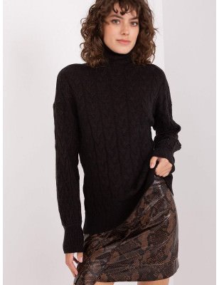 Variegated Plaid Turtleneck Sweater Cozy Warmth Versatile Style