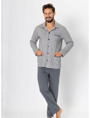 Classic Men's Pajama Set: Cotton,  Lounge in Style