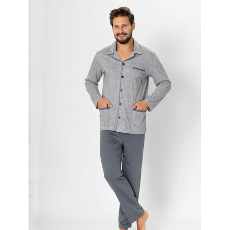 Classic Men's Pajama Set: Cotton,  Lounge in Style