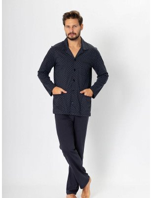 Elegant Men's Unbuttoned Pajamas: Style & Comfort