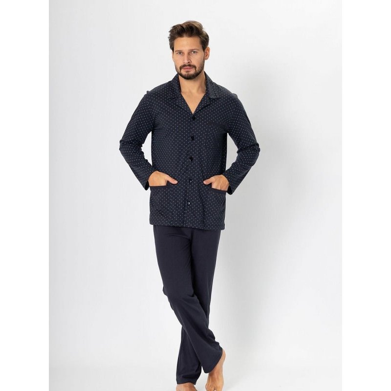 Elegant Men's Unbuttoned Pajamas: Style & Comfort