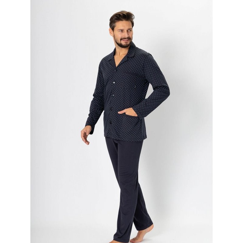 Elegant Men's Unbuttoned Pajamas: Style & Comfort