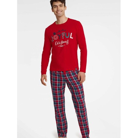 Glance Men's Cotton Pajamas: Holiday Comfort & Festive Style