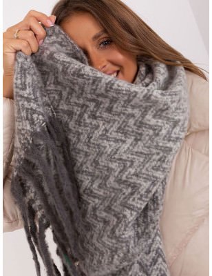 Long Geometric Scarf - Winter Fashion Accessory