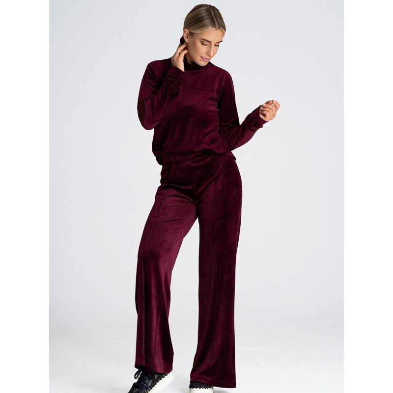 proWomen's High Rise Velvet Bell Bottom Pants_Women`s Tracksuit Bottoms, Sports Pants