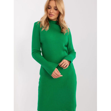 proAcrylic Wool Blend Dress Midi Long Sleeves Cozy Comfortable_Day Dresses