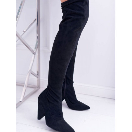 proLu Boo Knee-High Boots Elegant Side Zipper Style_Over the Knee High Boots, Thigh High Boots