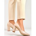 Eco-Friendly Beige Pumps - Sustainable Pointed Toe Stiletto Heels