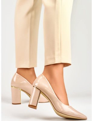 Eco-Friendly Beige Pumps - Sustainable Pointed Toe Stiletto Heels