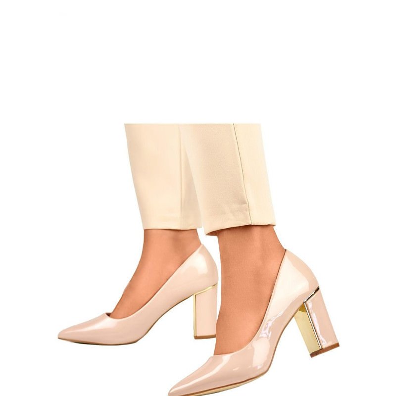 proEco-Friendly Beige Pumps - Sustainable Pointed Toe Stiletto Heels_High Heel Pumps