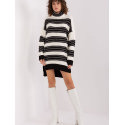 Striped Knit Dress, Oversized Loose Fit