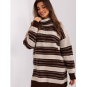 Striped Knit Dress, Oversized Loose Fit