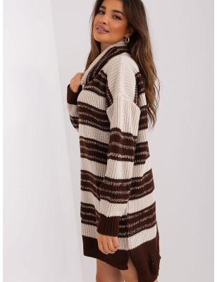 Striped Knit Dress, Oversized Loose Fit