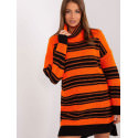 Colorful Striped Oversized Knit Dress