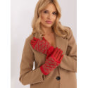 Women's Winter Gloves Touchscreen Embroidered Flowers