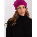 Warm Women's Winter Hat with Applique