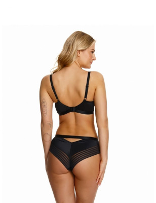 Black Lingerie Set Triangle Back Cutout Panties