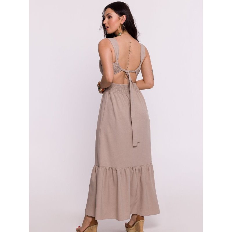 proPolish Maxi Dress Open Back Fitted Waist Flowy Silhouette_Day Dresses