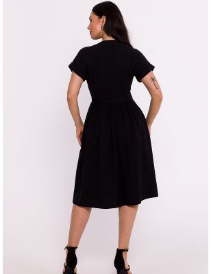 Envelope Style Dress - Polish Design - Short Sleeve