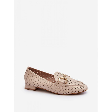 Eco Leather Moccasins for Women, Elegant Flats