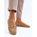 Eco Leather Moccasins for Women, Elegant Flats