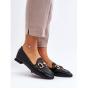 Eco Leather Moccasins for Women, Elegant Flats