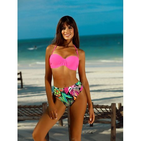 proPolish Made Swimsuit Padded Bra High Waisted_Two-Piece Swimsuits, Tops, Swimsuit Bottoms