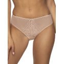 Floral Lace Thongs with Mesh Insert