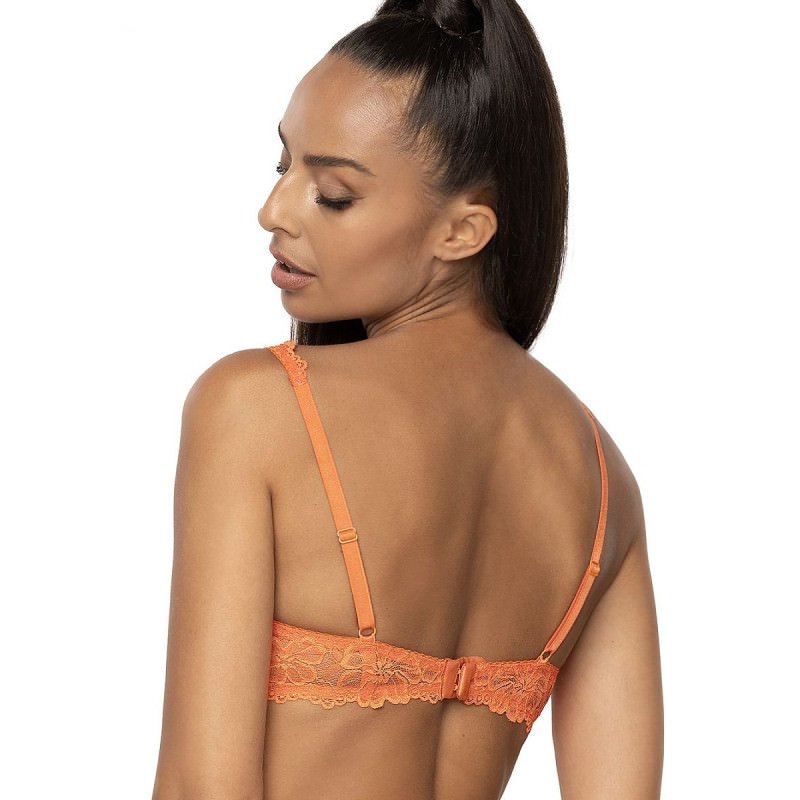 proLace & Mesh Padded Bra with Satin Bow_Push Up Bras