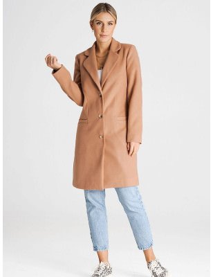 Classic Women's Padded Collar Coat