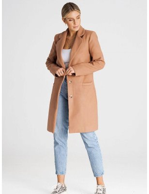 Classic Women's Padded Collar Coat