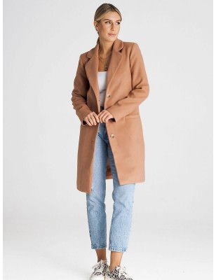 Classic Women's Padded Collar Coat