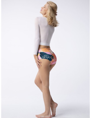 High-Waisted Full Coverage Panties | Tutti Frutti Print