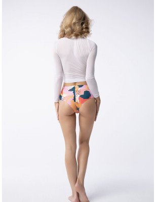 Simple Brasil Larger Cutout Tutti Frutti Pattern Underwear