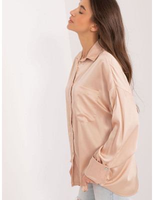 Classic Satin Shirt for Women Elegant Long Sleeve Shirt