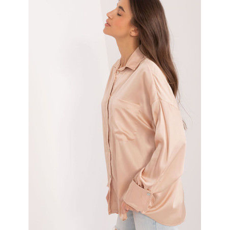 Classic Satin Shirt for Women Elegant Long Sleeve Shirt