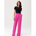 Loose Fit High Waist Pants, Slimming Wide Leg Pants for Women