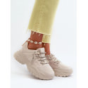 Platform Sneakers for Women - Decorative Lacing, Soft Foam Insole