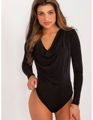 proElegant Long Sleeve Bodysuit - Flattering Flowing Neckline_Shapewear Bodies for Women