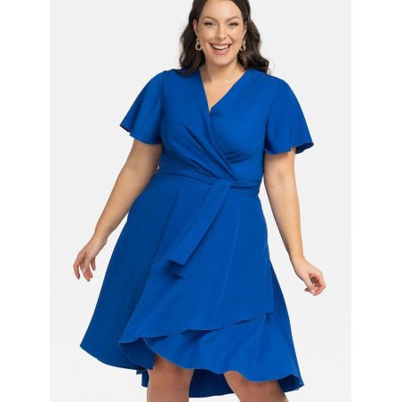 proFlared Asymmetrical Dance Dress for Women_Plus size dresses