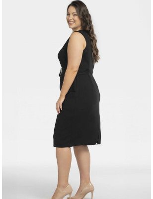 Emma Dress: Heart Neckline, Pockets & Adjustable Belt