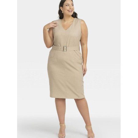 Emma Dress: Elegant & Comfortable Heart Neckline Flowy Midi Dress