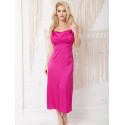 Luxury Satin Flowy Neckline Slip Gown