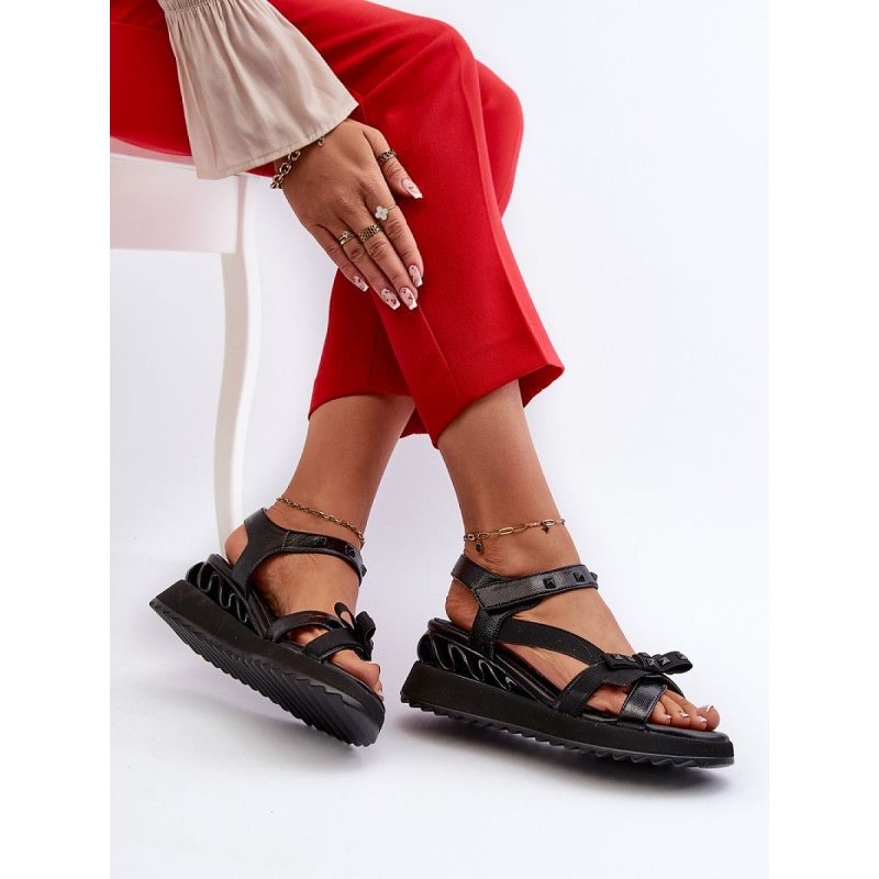 proWomen's Anchor Platform Sandals Velcro Closure_Sandals & Flip-Flops for Women