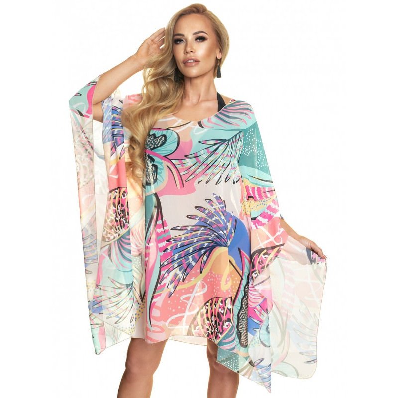 proChiffon Beach Tunic Insert Head Design Quick-Dry Coverup_Beach Dresses, Cover-Ups, Pareos