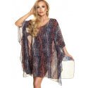 Chiffon Beach Tunic Insert Head Design Quick-Dry Coverup